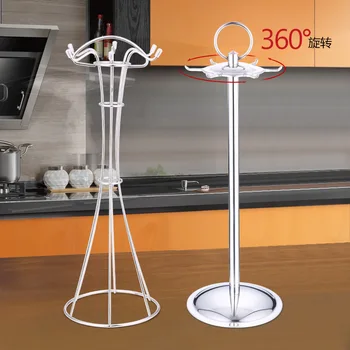 

2 Pcs/Set Tableware Storage Rotatable SUS 304 Thickening Stainless Steel Dinnerware Holder Spoon Bucket Knife Superior Quality