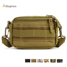 Мини-сумка Molle, 5,5 дюймов, сумка для телефона, тактическая сумка для рыбалки, походная сумка через плечо, камуфляжная сумка для путешествий, переносная сумка на плечо, сумка для скалолазания, для велоспорта