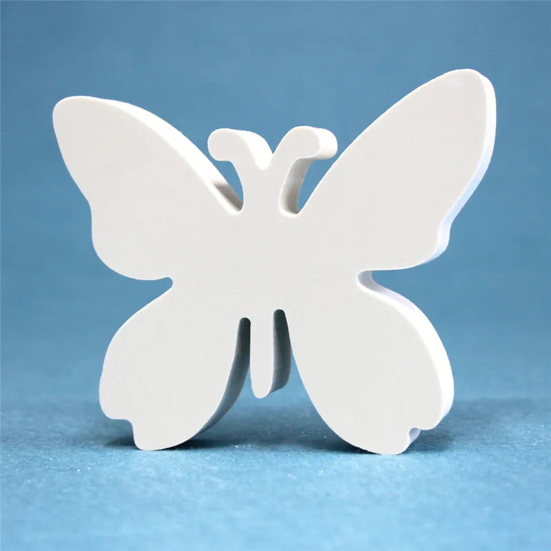 Свадебные украшения деревянные буквы Английский алфавит 1 шт. Толщина 15 мм DIY имя дизайн Рукоделие украшение ручной работы аксессуары - Цвет: Butterfly