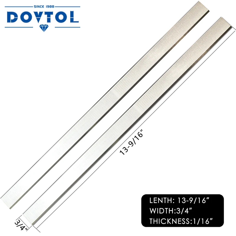 Planer Blades Knives 12.5 Inches HSS Replacement 2pc for Delta 22-540 22-547 TP300 Jet 708522 JWP-12-4P Craftsman 233780 Harbor