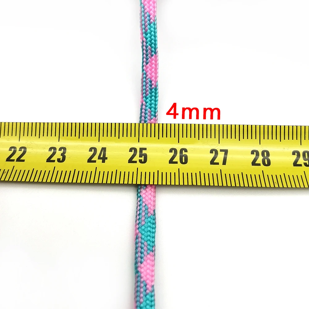550 Paracord Parachute Cord Lanyard Tent Rope Guyline Mil Spec Type III 7 Strand 50FT 100FT For Hiking Camping paracord rope