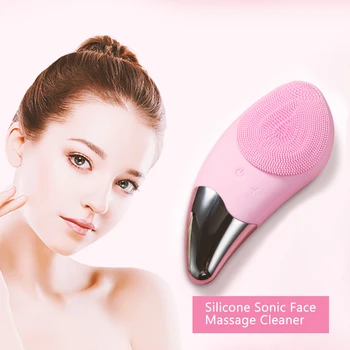 

USB Charging Silicone Cleansing Instrument Electric Wash Brush Washing Artifact Pore Cleaning Facial Massage Relaxation