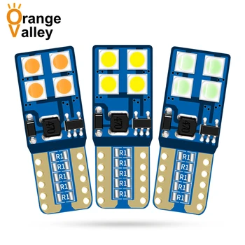 

100PCS Constant current T10 LED 194 501 W5W 8 SMD 3030 Canbus Error Free Car Auto Clearance Lights Interior Lamp DC 12V 16V