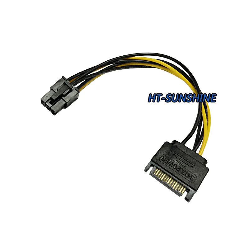 SATA graphics card power supply line 6pin graphics card adapter cable