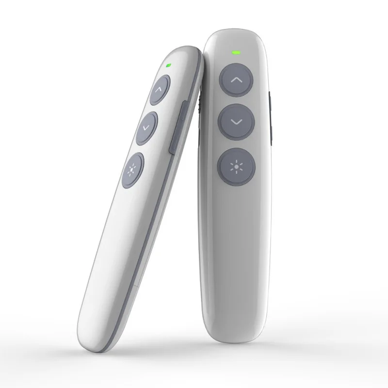 

Wireless Presenter USB Rechargeable Red Light Presentation Pointer Clicker Laser Remote Control Pen For Keynote Prezi