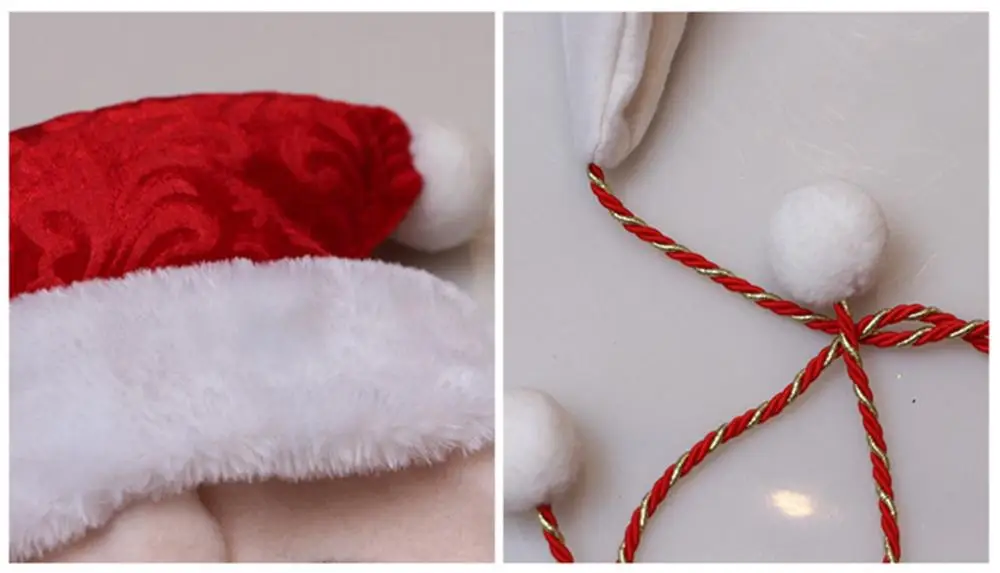 Christmas Ornaments Decoration Christmas Hats Santa Hats Children Women Men Boys Girls Cap For Christmas Party Props