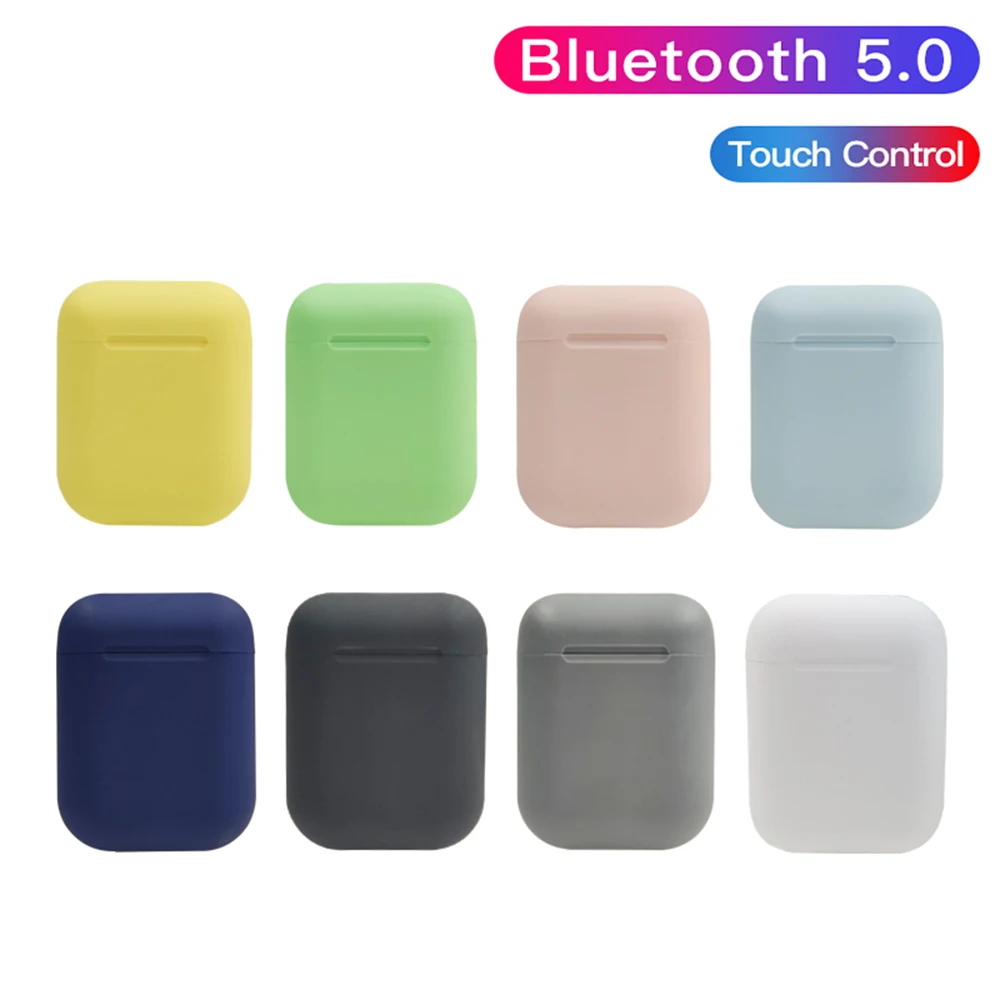 I12 Tws Bluetooth наушники беспроводные наушники Hands Free Спортивная Музыка для всех смартфонов скраб на ощупь 3D стерео объемный звук I12 Tws Bluetooth наушники беспроводные наушники Hands Free Спортивная Музыка для всех смартфонов скраб на ощупь 3D стерео объемный звук