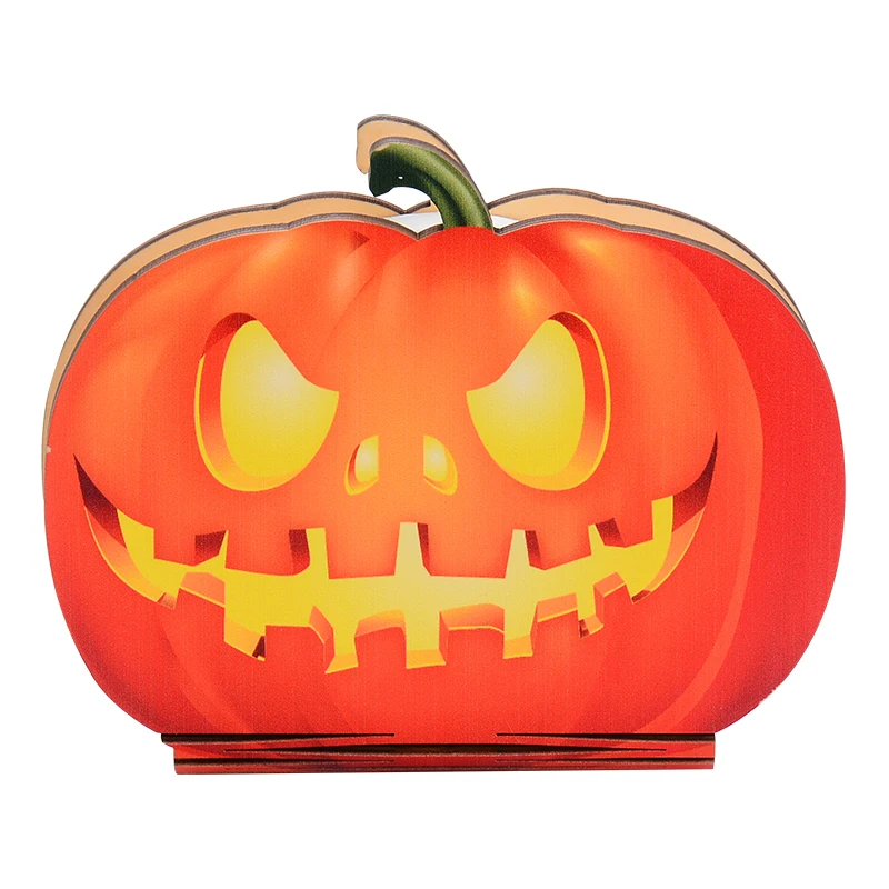 7 colors Book Night Lamp Animal Light Cartoon Portable USB Rechargeable Wooden LED Book Light Cat Rabbit Panda Pumpkin dog pig