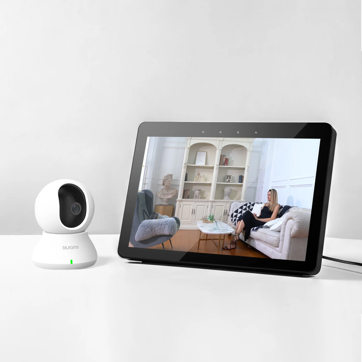 Blurams купольная камера безопасности 1080p Wifi PTZ IP система наблюдения с умным движением/звуком/распознаванием человека Двусторонняя аудио Ночная