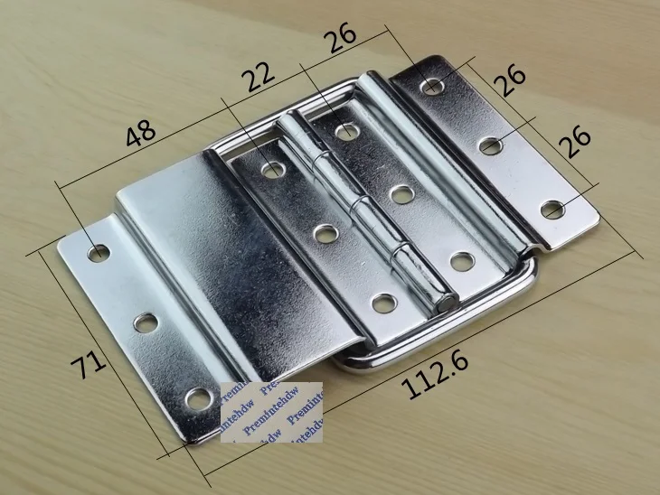 2 шт./лот хромированная сталь дорожный полёт AudioTool Box чехол стойки шарнира - Цвет: 71-113mm