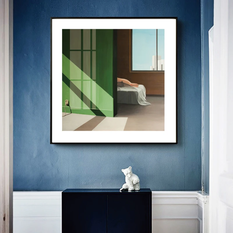 Hd Печать холст искусство живопись Винтаж путешествия город и женщина пейзаж