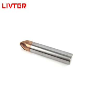 

LIVTER 60 degree hexagonal tungsten steel chamfering end mill face milling