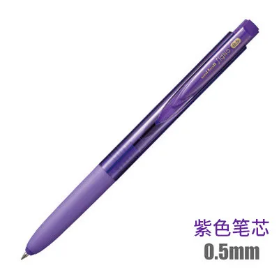 Purple refill 1 шт. японская гелевая ручка papelaria RT1 UMN-155 версия K6 цветная ручка для письма Ручка для воды студенческие Обучающие канцелярские принадлежности - Цвет: Purple refill