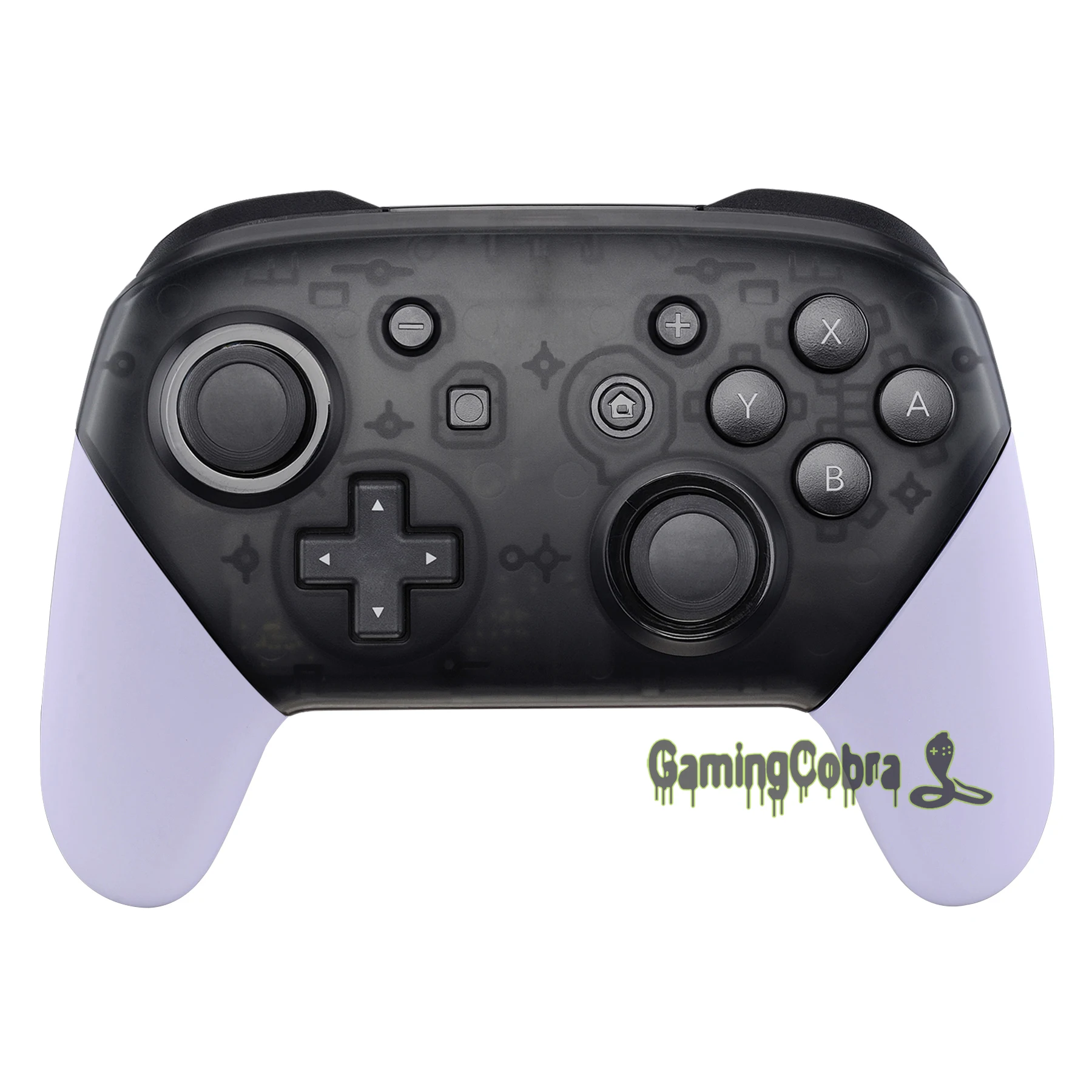 

Soft Touch Light Violet Replacement Handle Grips Shell for Nintendo Switch Pro Controller