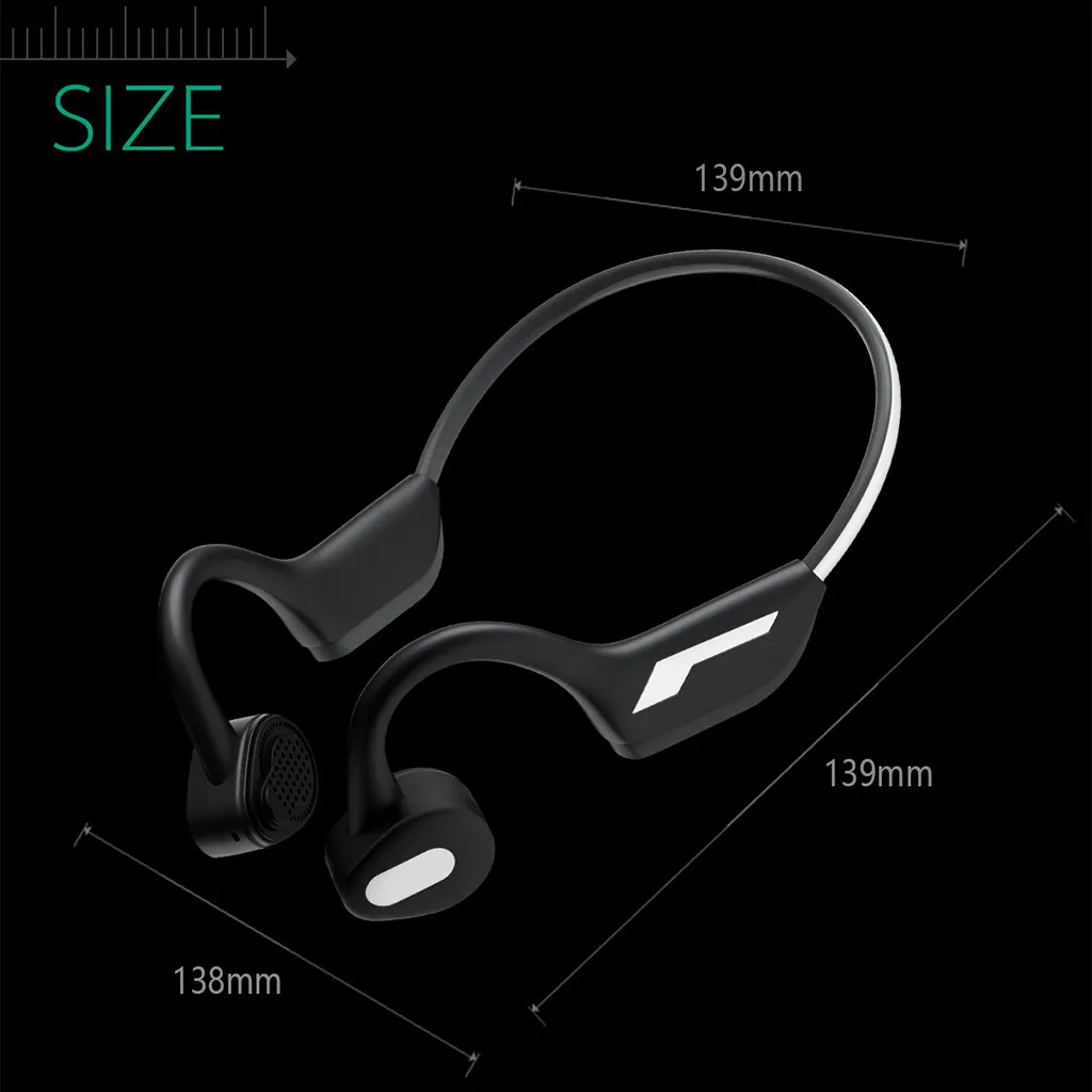 Mosunx J31 Bluetooth 5,0 беспроводные гарнитуры костной проводимости наушники для спорта на открытом воздухе гарнитура с защитой от пота гарнитуры