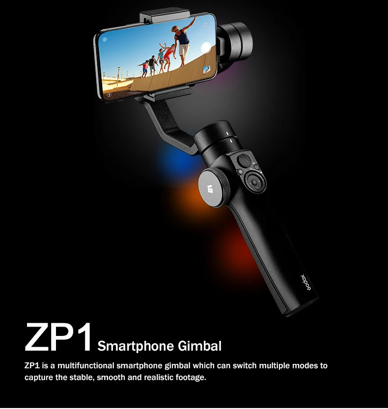 Godox ZP1 3-Axis Gimbal Stabilizer Tripod for Smartphone