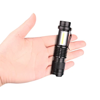 

BRELONG 3 Mode LED Flashlight Convenient Aluminum Alloy Super Bright Mini Torch XPE COB Camping Light Hunting Work Lighting