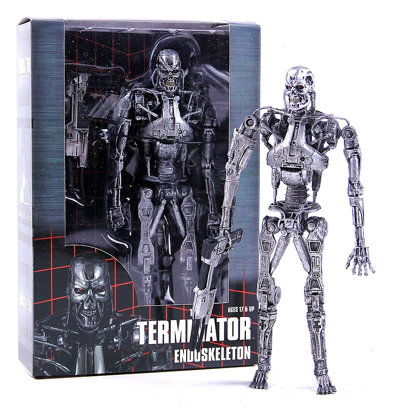 Терминатор фигурку T 800 / 1000 ПВХ фигуркы игрушки модель 17 см для детей игрушка в