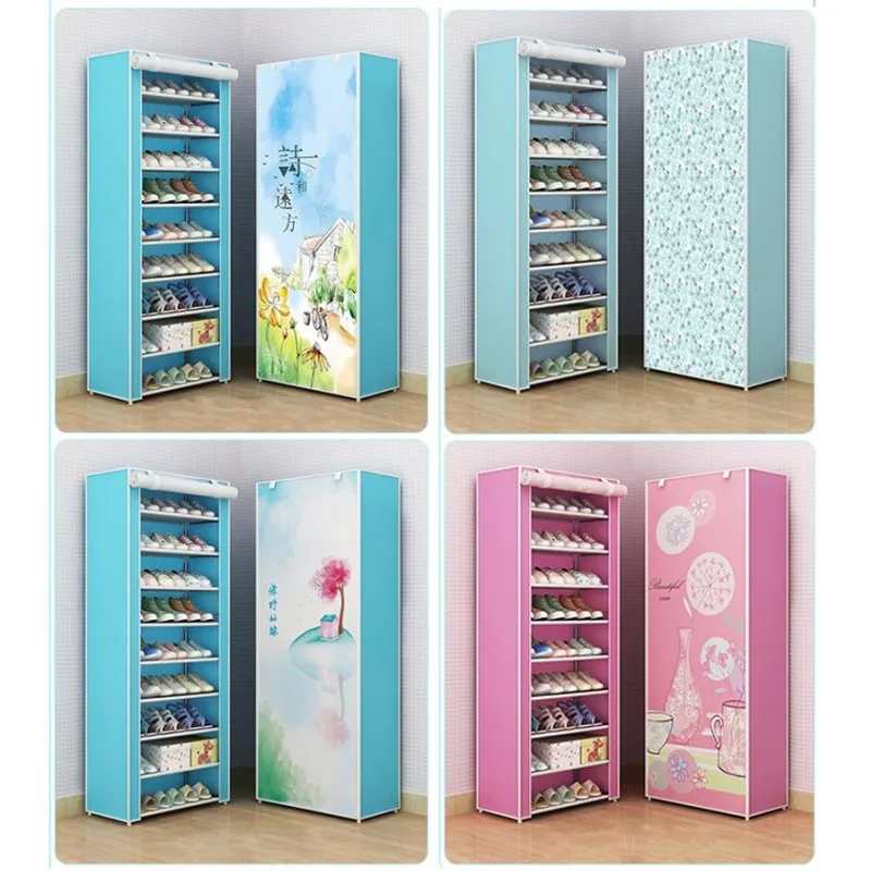 DIY Multi-layer Simple Assembly Shoe Rack Dustproof Storage Shoe Cabinet Household Shoe Rack Dormitory Storage Rack Storage Rack