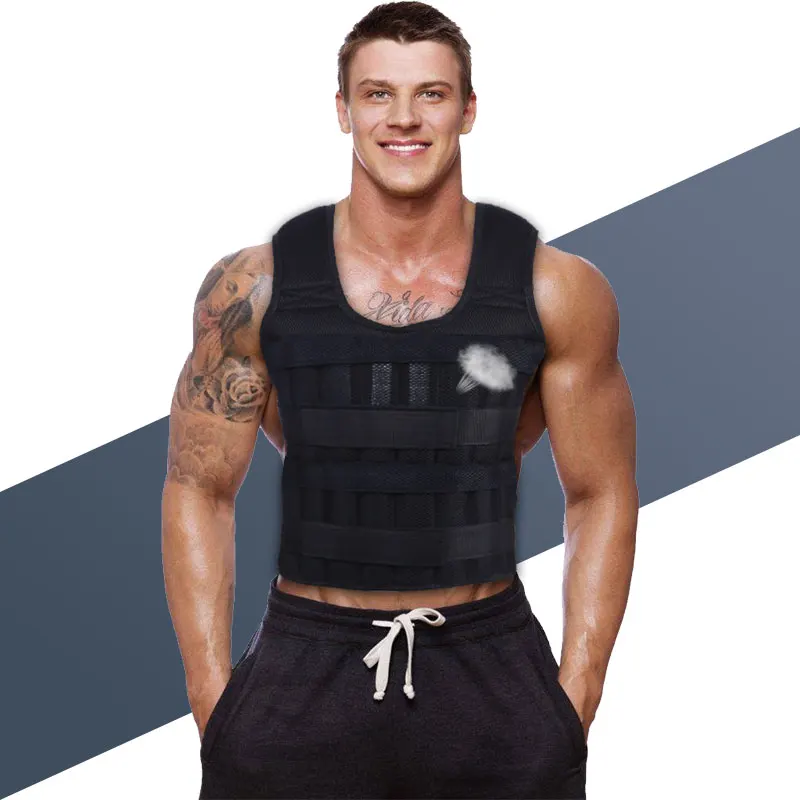 

30KG Loading Weighted Vest For Boxing Training Running Sling Workout Fitness Adjustable Waistcoat Jacket Sand Clothing