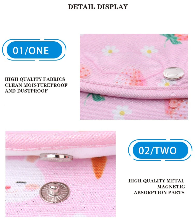 Small Women Bag Makeup for Phone Organizer with Clasp Box Save Disposable Masks Cosmetic Cover Face Storage Case Holder Purse