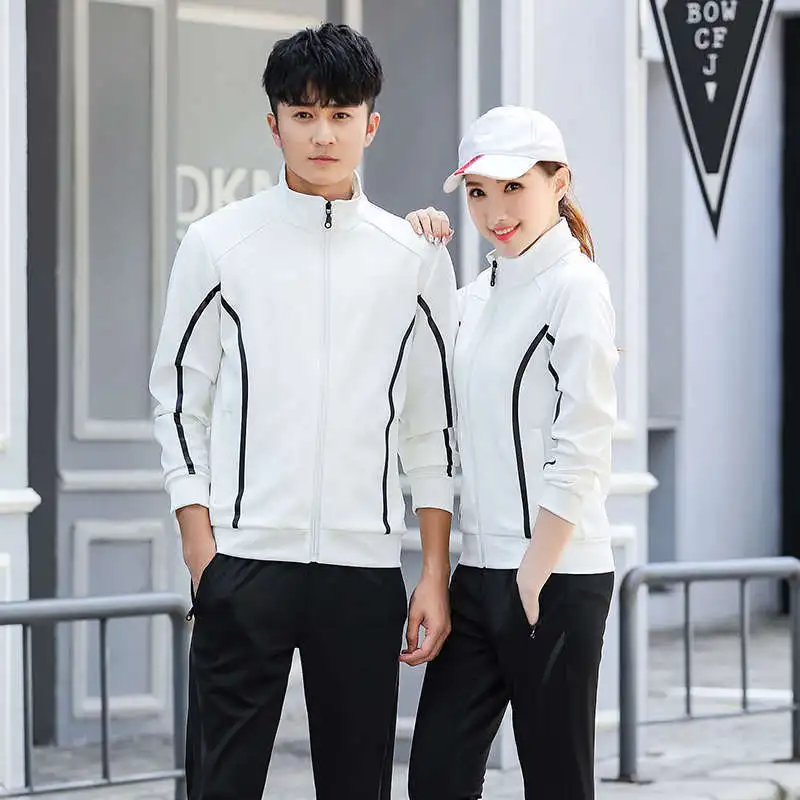

2019 Spring New Style Men Korean-style Fashion Casual Students Sports Set Men And Women Spring Jogging Suits Couple Clothes