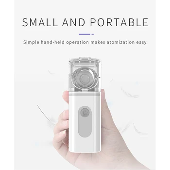 

NEW Hand-held portable nebulizer Nebulizer machine Quiet phlegm miniaturization mist asthma ultrasound 2020（Household）