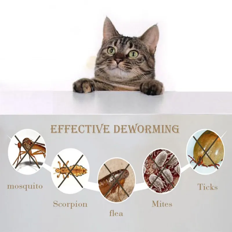 

2019 Pvc Pet Dog Cat Anti Lice Plague Mosquitoes Fleas Necklaces Kill Lice Parasite Insect Repellent Treatment Necklace 36/54CM