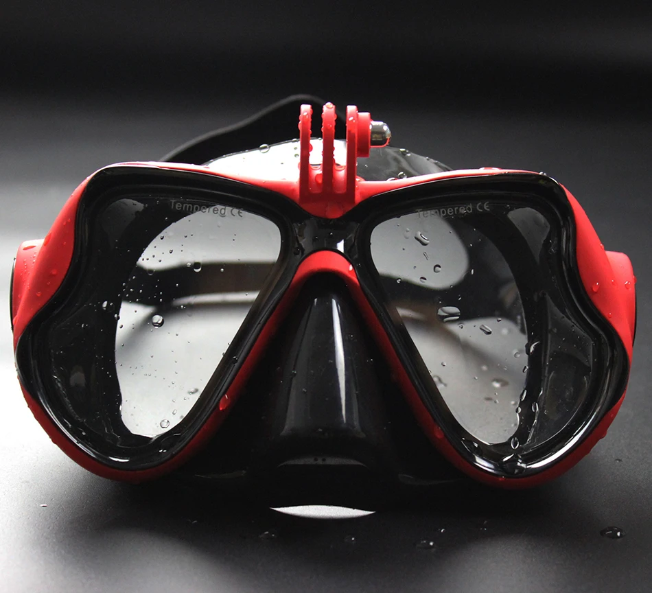 Анти туман маска для подводного плавания Подводное дыхание плавание ming складной ремешок для взрослых под водой дайвинг маска для камеры Gopro