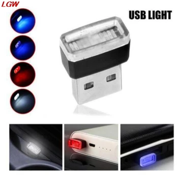 

6 Colors 5V/0.5-3A Mini USB Light LED Modeling Light Car Ambient Light Neon Interior Light Car Interior Jewelry USB Interface