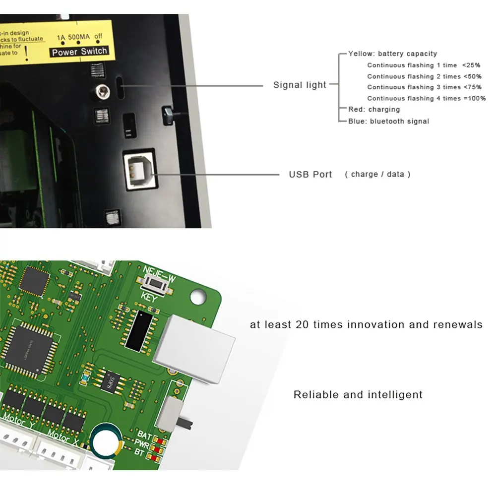 NEJE DK-BL 1500 МВт/2000 МВт/3000 МВт DIY USB мини лазерный гравер Расширенный лазерный гравировальный станок беспроводной принтер