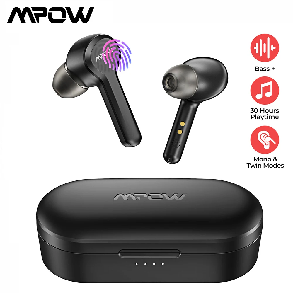 Беспроводные наушники-вкладыши MPOW M9 Bluetooth 5 0 водонепроницаемые IPX7 стереонаушники
