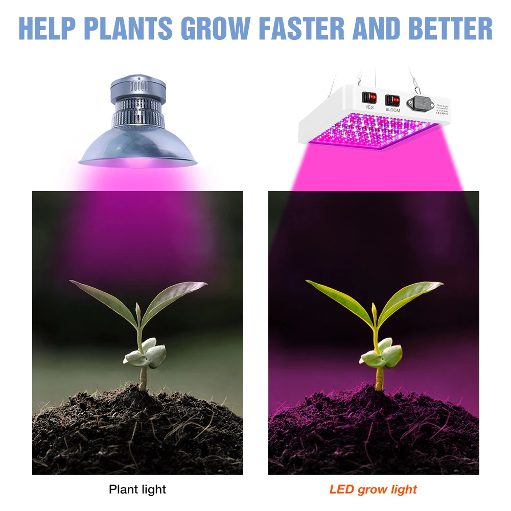 Full Spectrum LED Light 220V Plant Grow Light Bulb 110V Phyto Lamp 4000W 5000W Fitolampy Greenhouse Hydroponic Box Lighting Lamp