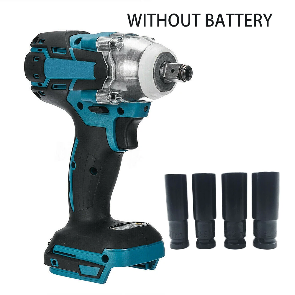 

Sockets 18V 520Nm 1/2inch Cordless Brushless Impact electric Wrench Body For Makita DTW285Z No Battery For Makita 18V battery