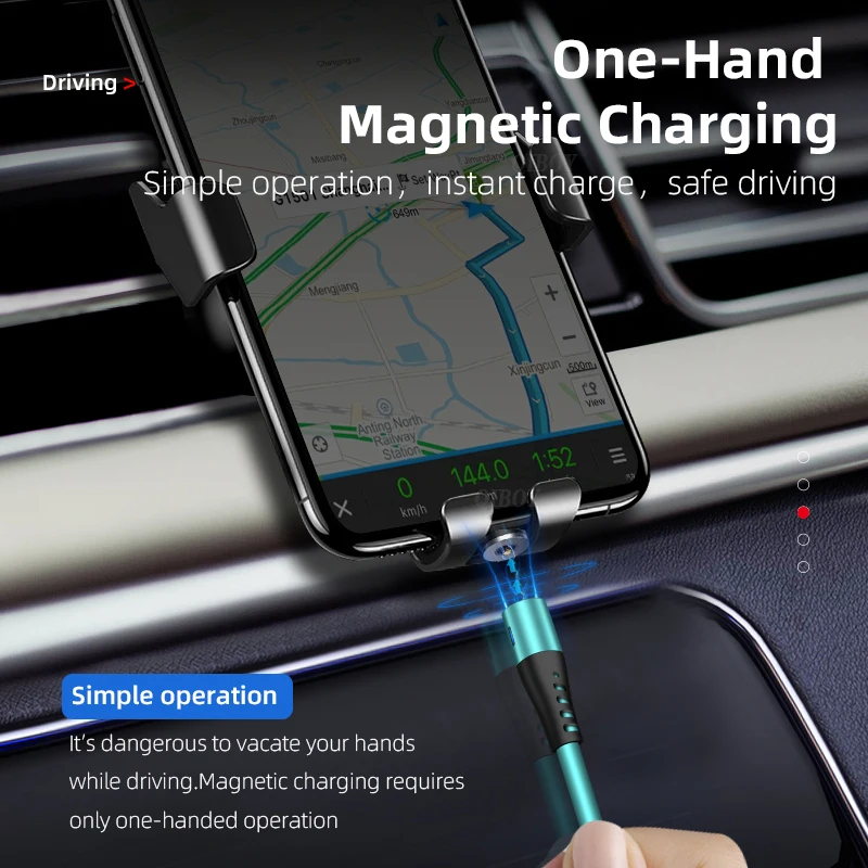 Магнитный Micro USB кабель для передачи данных iPhone 6 Samsung Android Быстрая зарядка