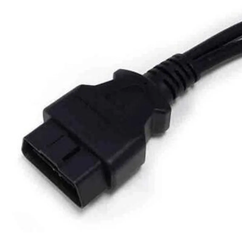 44OBDII 1 в 2 OBD2 16Pin OBD 16 Pin кабель ELM327 Мужской и Женский Y сплиттер локоть удлинитель для HUD автомобильный монитор
