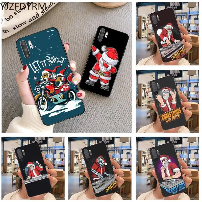 

YJZFDYRM Creative Christmas Phone Case For Samsung Galaxy Note20 ultra 7 8 9 10 Plus lite J7 J8 Plus 2018 Prime