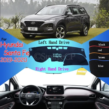 

Protective Pad Carpet Dashboard Cover Pad Sun Shade Dash Board Cover Dashmat fo Hyundai Santa Fe 2019 2020 TM Anti-Slip Mat