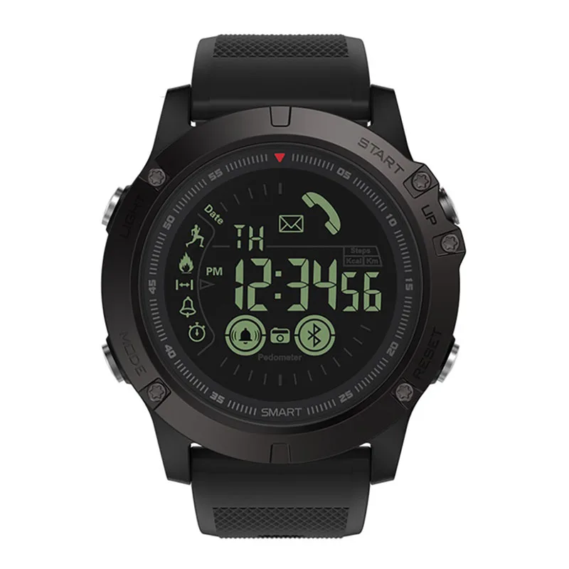

2020 Unisex Quartz Wristwatch Bluetooth 4.0 IP67 Waterproof Multi-functional Smartwatch Fitness Monitor Passometer Alarm Clock