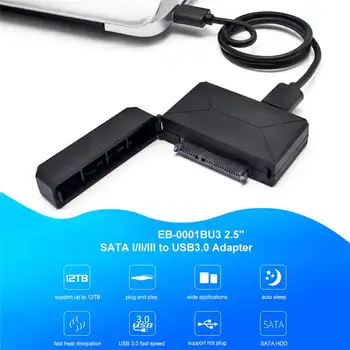 

Hard Drive Converter Cable USB 3.0 To SATA High Speed Conversion Adapter OTG Data Cable For SSD 3.5'' HDD Hard Disk Drive