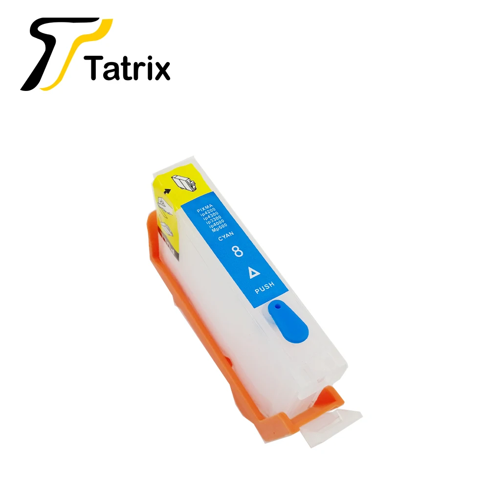 Tatrix pgi5 cli8 перезаправляемый картридж для hp Canon iP3300 iP4200 iP4300 iX4000 iX5000 MP500 MP510 MP600 MP810 MP830 MP950