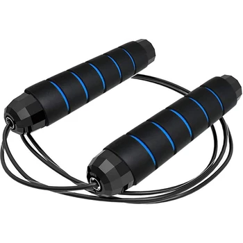 

3M Jump Skipping Ropes Speed Skipping Jump Rope Steel wire and PVC Steel Jump Wire Weight-bearing Block Bearing Skipping Rope
