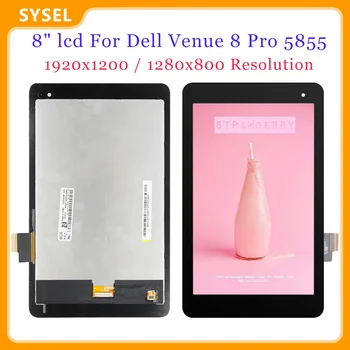 

8" lcd For Dell Venue 8 Pro 5855 LCD Display Touch Screen Panel Assembly