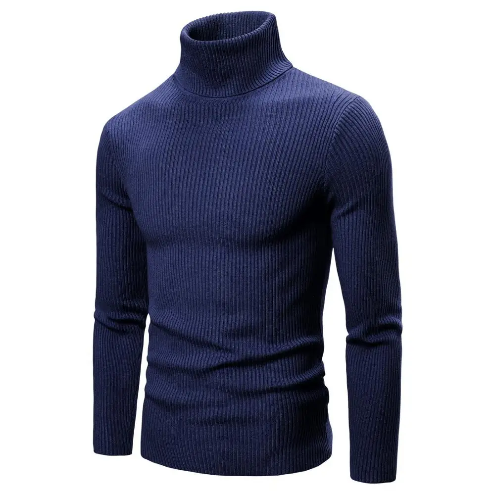 Beste Herfst Truien Mannen Effen Kleur Toevallige Trui