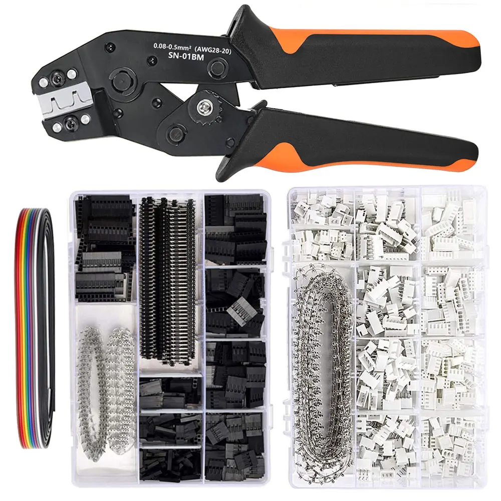 Dupont Ratchet Crimping Tool Set SN01BM AWG 2820 (0.080.5mm²
