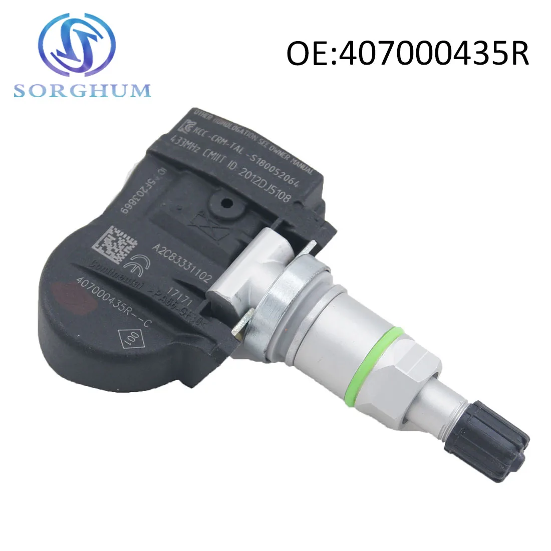 Датчик давления в шинах 407000435R TPMS для Renault Megane Laguna Fluence Latitude 433 МГц 40700 0435R