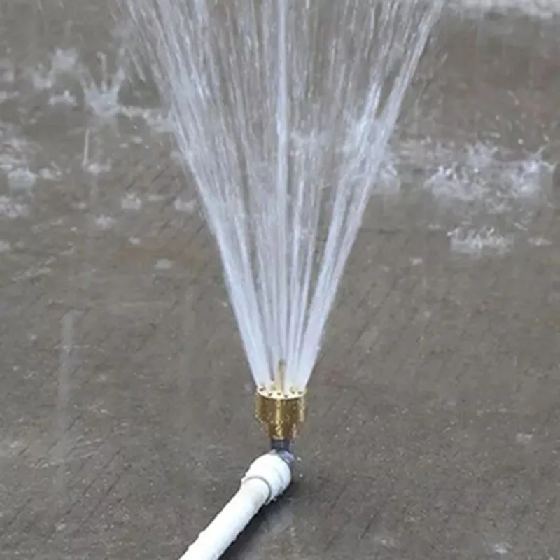 

1/4 / 1/2 / 3/4 Amagogo Brass 2-Layer Column Fountain Nozzle Sprinkler Sprink