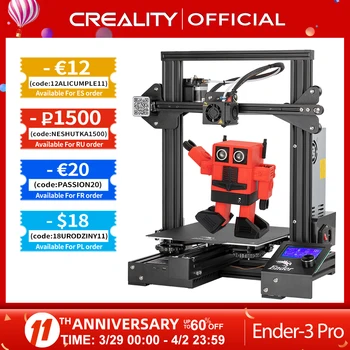 CREALITY 3D Ender-3 Pro Printer Printing Masks Magnetic Build Plate Resume Power Failure Printing KIT Mean Well Power Supply 1