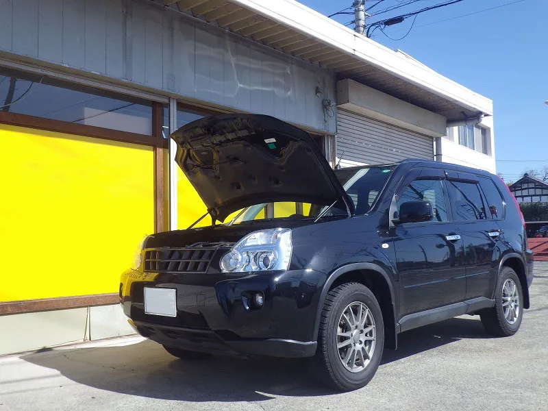 Газовые амортизаторы Переднего Капота для 2007-2015 Nissan X-TRAIL NT31 SUV углеродное волокно