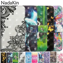 3D покрашенный Чехол-книжка чехол Роскошный чехол в виде ракушки для samsung Galaxy A10 A20 A30 A40 A50 A60 A70 A80 A20E A2 Core M10 M20 M30 M40